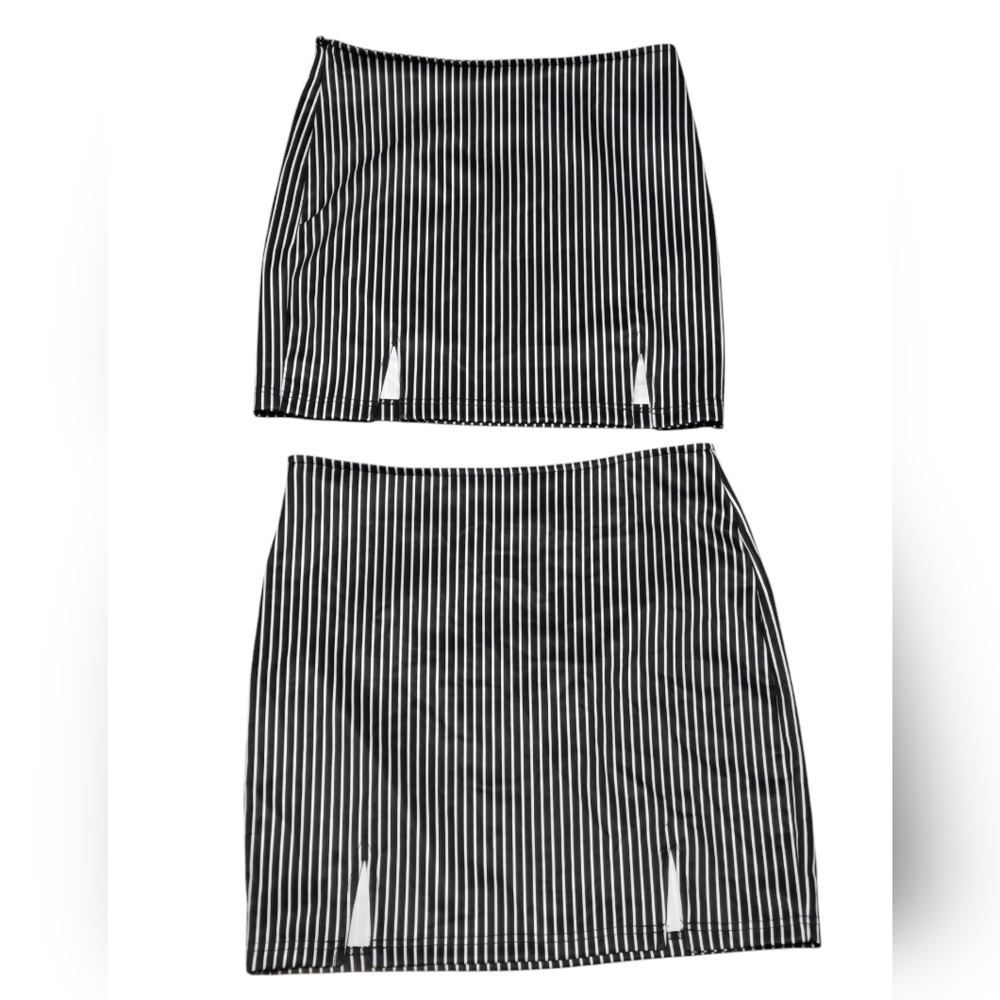 Pinstripes Bodycon Skirts